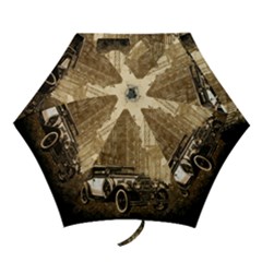 Vintage Old Car Mini Folding Umbrellas by Valentinaart