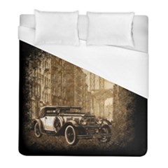 Vintage Old Car Duvet Cover (full/ Double Size)