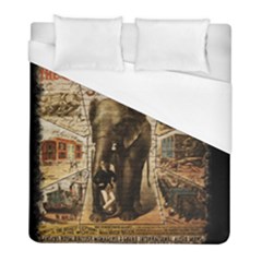 Vintage Circus  Duvet Cover (full/ Double Size) by Valentinaart