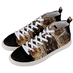 Vintage Circus  Men s Mid-top Canvas Sneakers