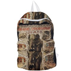 Vintage Circus  Foldable Lightweight Backpack