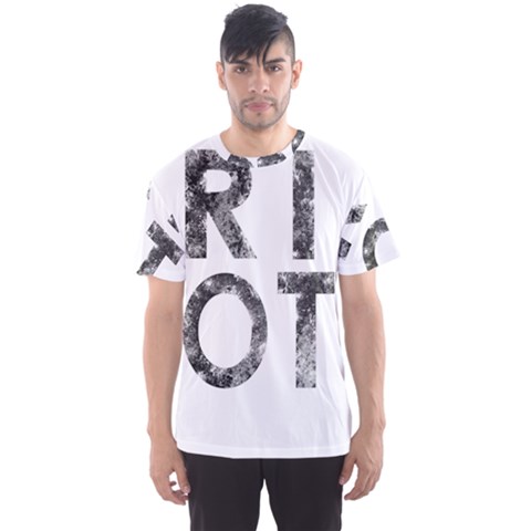 Riot Men s Sports Mesh Tee by Valentinaart