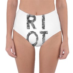 Riot Reversible High-waist Bikini Bottoms by Valentinaart