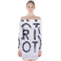 Riot Long Sleeve Off Shoulder Dress View1