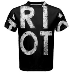 Riot Men s Cotton Tee by Valentinaart