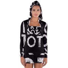 Riot Long Sleeve Hooded T-shirt by Valentinaart