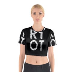 Riot Cotton Crop Top by Valentinaart