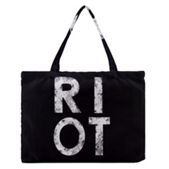 Riot Zipper Medium Tote Bag by Valentinaart