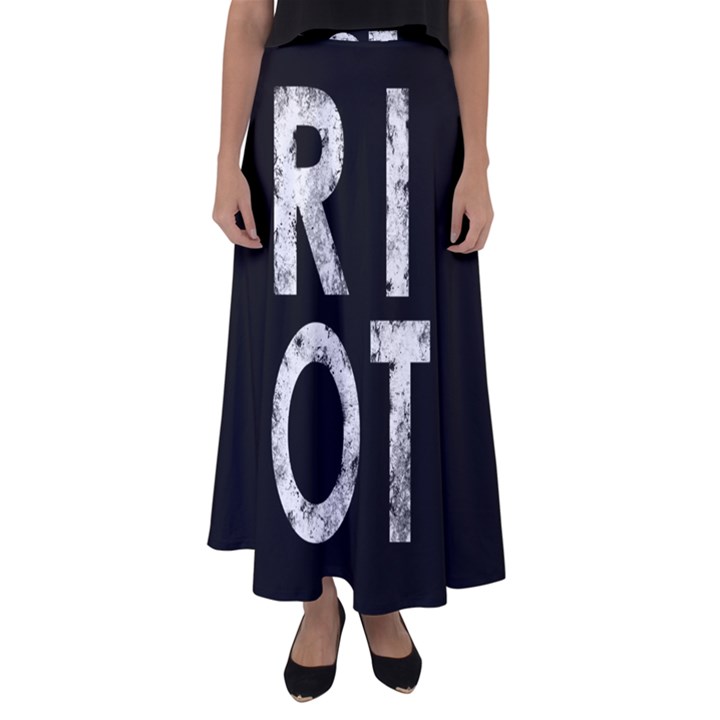 Riot Flared Maxi Skirt