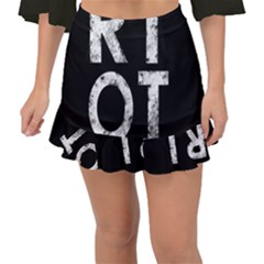 Riot Fishtail Mini Chiffon Skirt