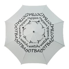 Football Fan  Golf Umbrellas by Valentinaart