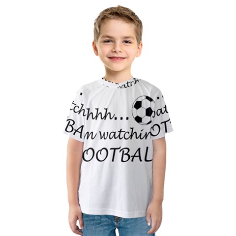 Football Fan  Kids  Sport Mesh Tee by Valentinaart