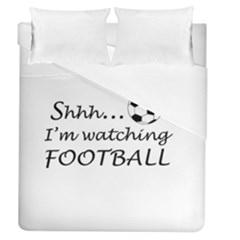 Football Fan  Duvet Cover (queen Size) by Valentinaart