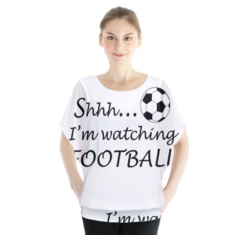 Football Fan  Blouse by Valentinaart