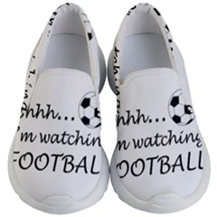 Football Fan  Kid s Lightweight Slip Ons by Valentinaart