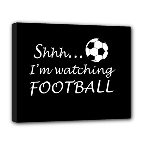 Football fan  Deluxe Canvas 20  x 16  