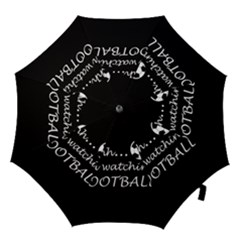 Football fan  Hook Handle Umbrellas (Large)