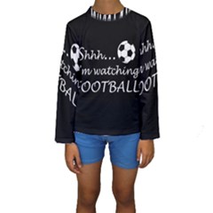 Football fan  Kids  Long Sleeve Swimwear