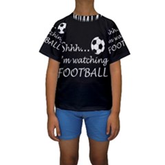 Football fan  Kids  Short Sleeve Swimwear