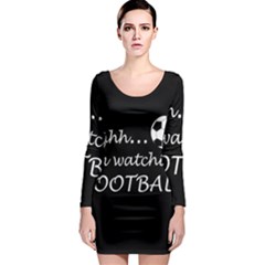 Football fan  Long Sleeve Bodycon Dress