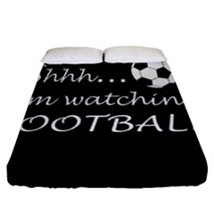 Football fan  Fitted Sheet (Queen Size)