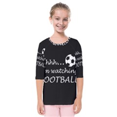 Football fan  Kids  Quarter Sleeve Raglan Tee