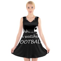 Football fan  V-Neck Sleeveless Skater Dress