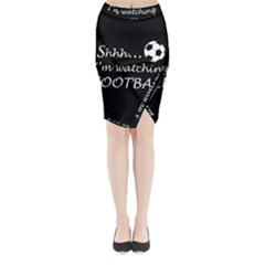 Football fan  Midi Wrap Pencil Skirt