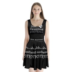 Football fan  Split Back Mini Dress 