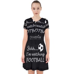 Football fan  Adorable in Chiffon Dress