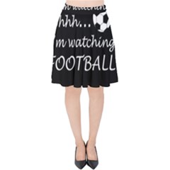 Football fan  Velvet High Waist Skirt