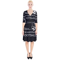 Football fan  Wrap Up Cocktail Dress