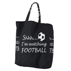 Football Fan  Giant Grocery Zipper Tote by Valentinaart