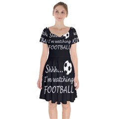 Football fan  Short Sleeve Bardot Dress