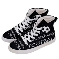 Football fan  Men s Hi-Top Skate Sneakers