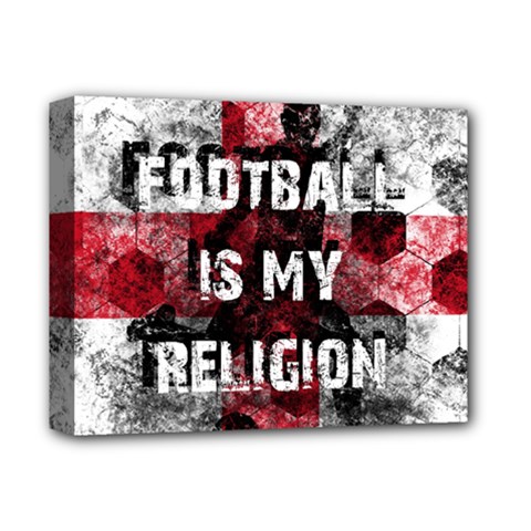 Football Is My Religion Deluxe Canvas 14  X 11  by Valentinaart