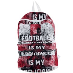 Football Is My Religion Foldable Lightweight Backpack by Valentinaart