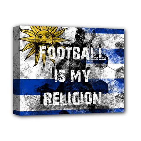 Football Is My Religion Deluxe Canvas 14  X 11  by Valentinaart