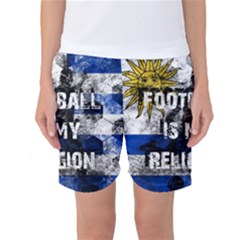 Football Is My Religion Women s Basketball Shorts by Valentinaart