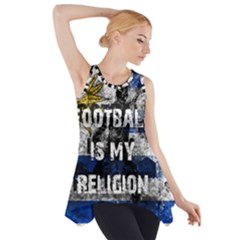 Football Is My Religion Side Drop Tank Tunic by Valentinaart