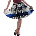 Football is my religion A-line Skater Skirt View1