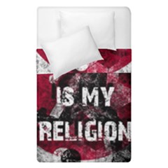 Football Is My Religion Duvet Cover Double Side (single Size) by Valentinaart