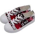 Football is my religion Kids  Low Top Canvas Sneakers View2