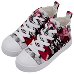 Football Is My Religion Kid s Mid-top Canvas Sneakers by Valentinaart