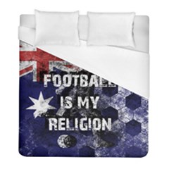 Football Is My Religion Duvet Cover (full/ Double Size) by Valentinaart