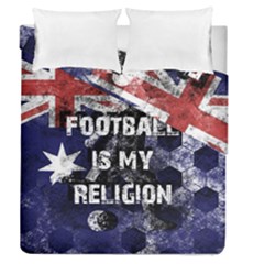 Football Is My Religion Duvet Cover Double Side (queen Size) by Valentinaart