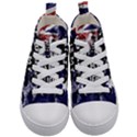 Football is my religion Kid s Mid-Top Canvas Sneakers View1