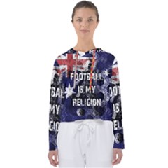 Football Is My Religion Women s Slouchy Sweat