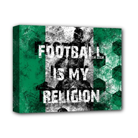 Football Is My Religion Deluxe Canvas 14  X 11  by Valentinaart