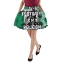 Football is my religion A-Line Pocket Skirt View1